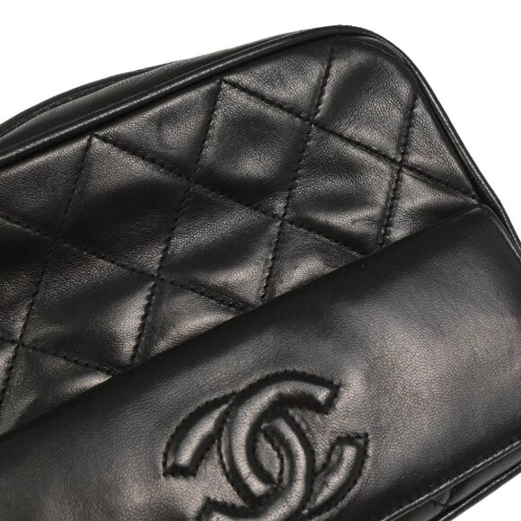 Chanel Black Lambskin Camera Bag Mini - Picture 3 of 11